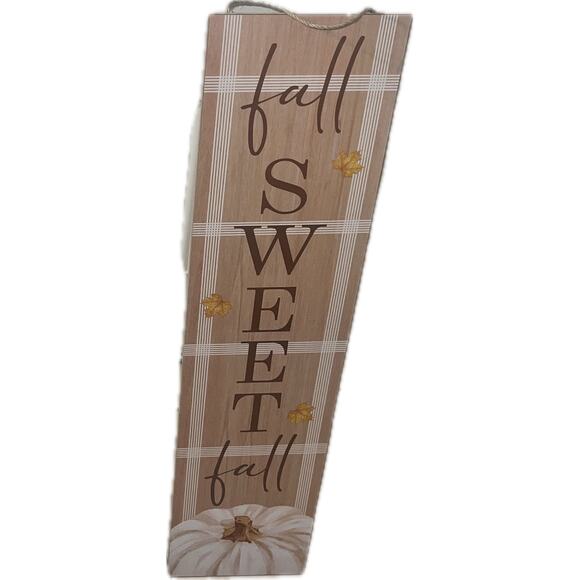 Set of 2 Autumn Porch Signs: Give Thanks & Fall Sweet Fall (This weeks special) - Picture 2 of 4